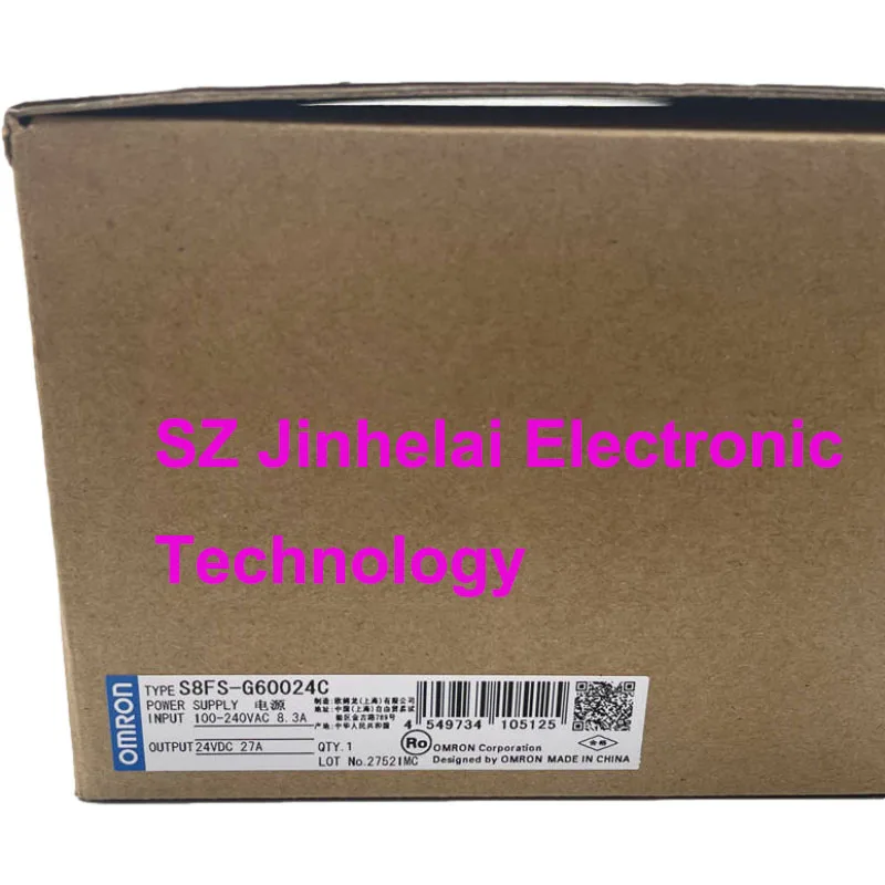 

Новый и оригинальный S8FS-G60024C OMRON Импульсный источник питания 600 Вт