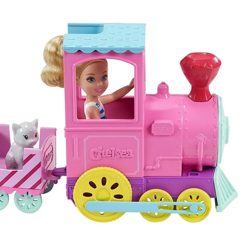 Оригинальная кукла Барби Челси, паровозик Choo-Choo, игровой набор, автомобильные аксессуары для игрушечной куклы, куклы для девочек, домашние игрушки для детей, милые Bonecas