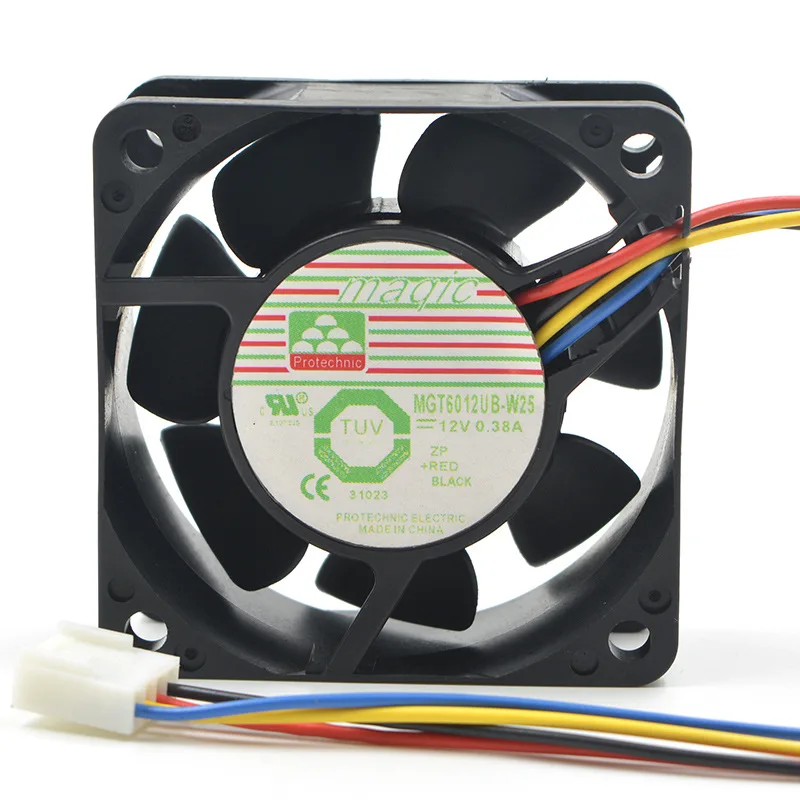 

Для Yongli 6025 mgt6012ub-025 12V 0.35a 6 CM/cm вентилятор для отвода тепла в блоке питания