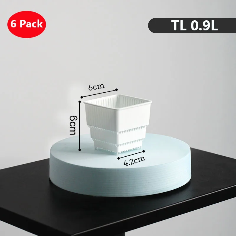 Пластиковые цветочные горшки Meshpot 6/7/10/12/15 см