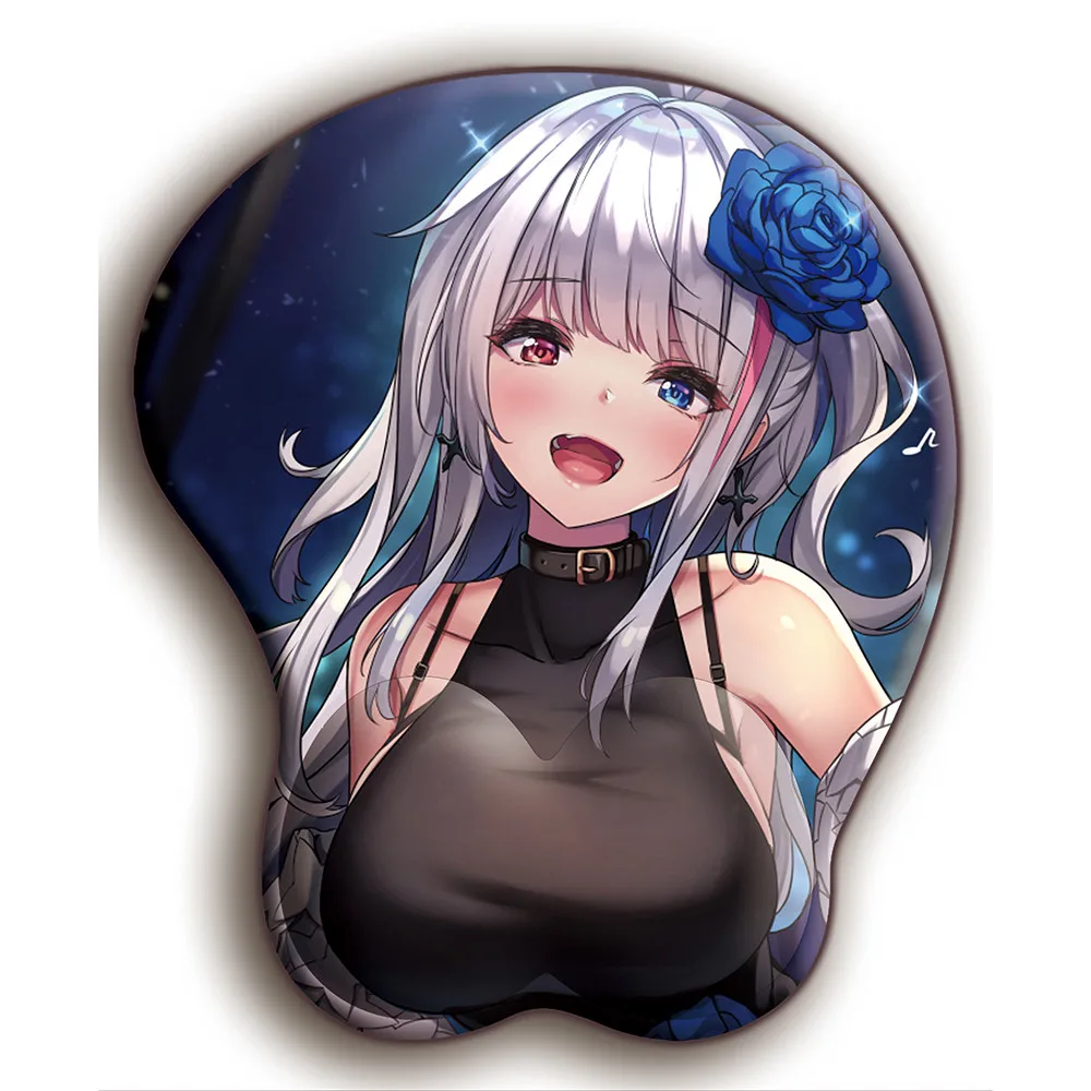 FFFAS Sexy Breast Soft Silicon 3D Mouse Pad Ergonomic MousePad With Wrist Rest Notebook computer PC mat | Компьютеры и офис