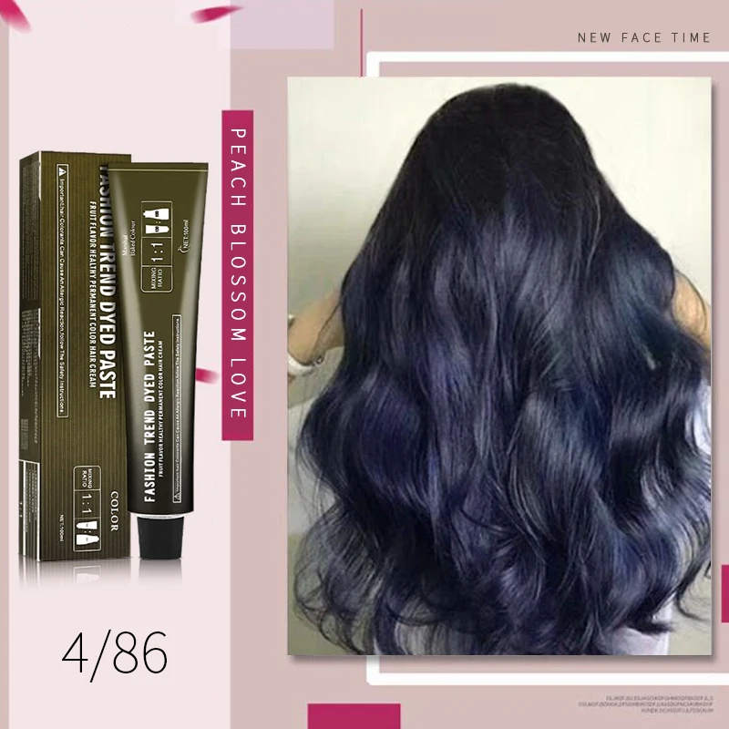 

100ml Hair Dye Cream Wax Pro Fashion New Blue Green Hair Color Long-lasting For Months TSLM2