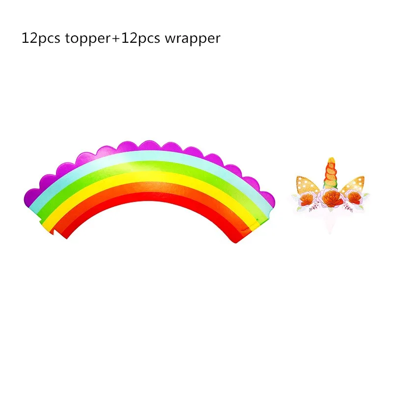 Rainbow Вечерние ободки с единорогом для девочек, ободок для волос с русалочкой, лента с единорогом, бант для волос, аксессуары для дня рождения, Детские вечерние украшения - Цвет: Rainbow