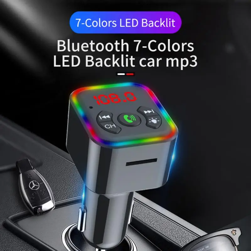 

1 шт., автомобильный Fm-передатчик с поддержкой Bluetooth