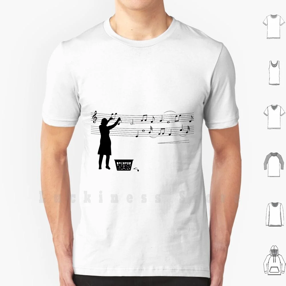 Создавать музыку Футболка &quotсделай сам&quot с добавлением хлопка нарисованными