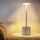 Беспроводная Настольная лампа с USB Перезаряжаемые настольная лампа Портативный светодиодный Ночной светильник металлический Алюминий ресторанов, баров кабинет прикроватный светильник