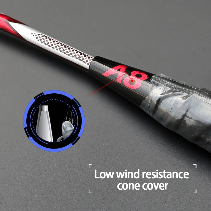 Ultra Light 5U Carbon Fiber Badminton Rackets With String Bags Max Tension 32lbs Rhombus Wind Blade Professional Racquet | Спорт и