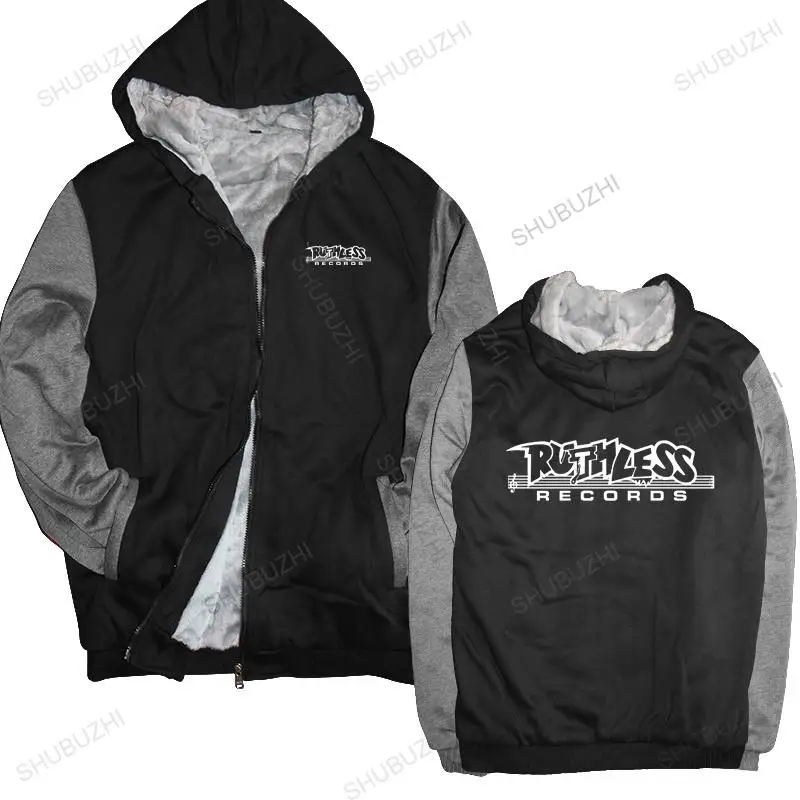 

new arrived men hoodies winter RUTHLESS RECORDS jacket NWA COMPTON brand hoodie warm jacket men sweatshirt zipper