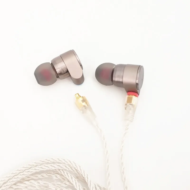 Оловянные аудионаушники двойной динамический привод HIFI бас наушники диджея металлический наушник наушники с mmcx наушники T2 PRO \ TFZ \ T3 \ KZ \ V80