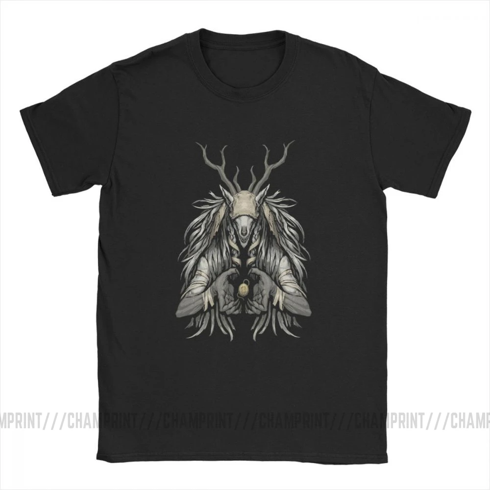 Мужская футболка The Supplicant, хлопок, футболки Vicar Amelia Bloodborne Scary Horror, футболка на Хэллоуин, топы с графическим принтом
