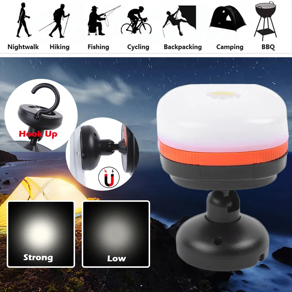 Переносной светильник для палатки светодиодный ночник аварийный чтения ремонта