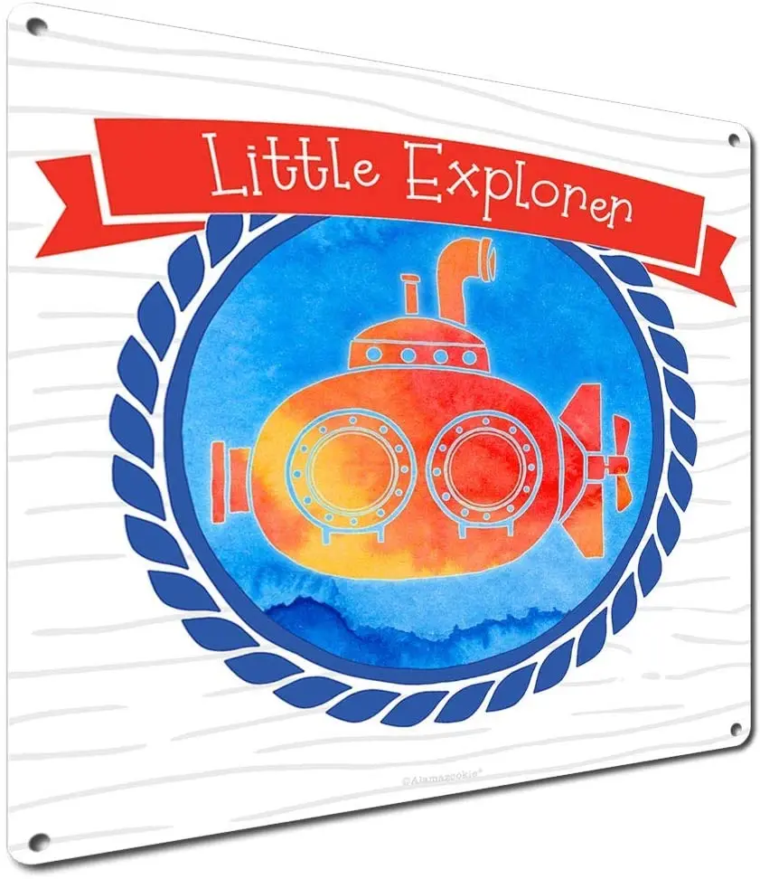 

Маленький постер Explorer, Забавный художественный декор, винтажные алюминиевые ретро металлические жестяные декоративные знаки
