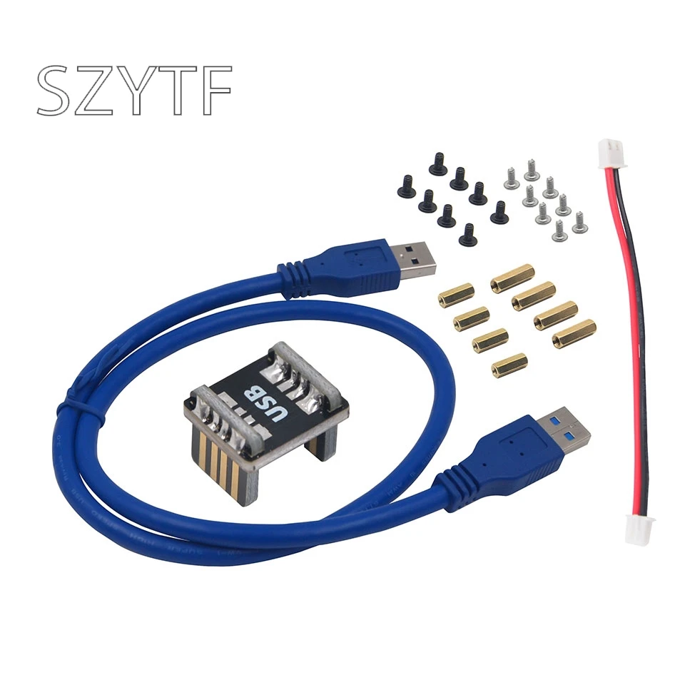 Плата расширения Raspberry Pi 3 B + Plus/3B X830 V2.0 HDD с функцией отключения Veilig 5 &quotSATA Opslag