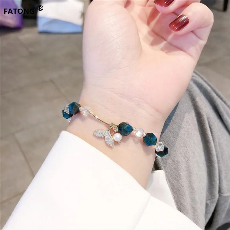 

Не выцветает, женская натуральная Агатовая ломтика, дизайнерская технология masters 2022, новейшая модель в Европе и Америке