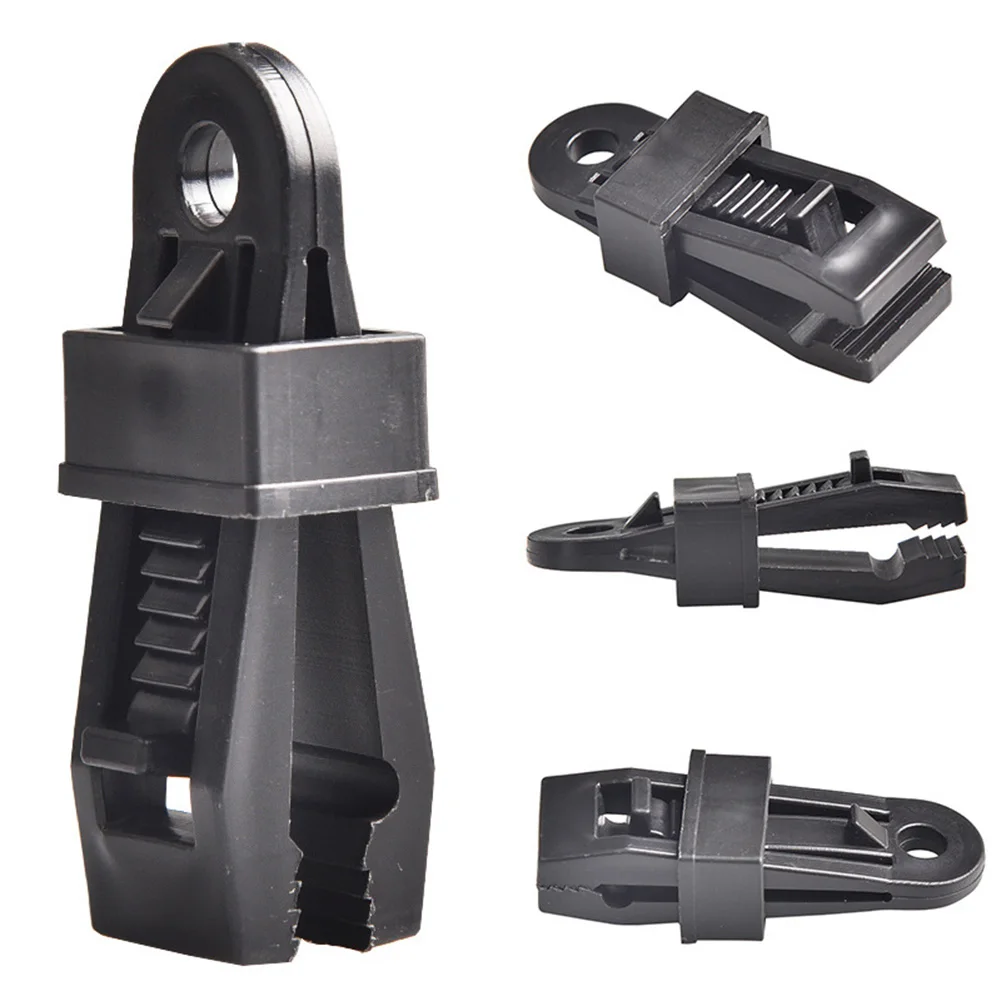 

20Pcs Outdoor Camping Windproof Tent Reinforce Canopies Fix Clip Clamps Hook