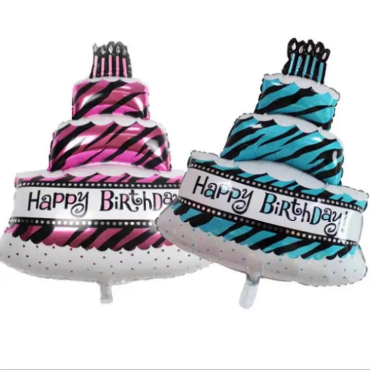 

Большой Трехъярусный фотошар 69*98 см, украшение для дня рождения, детские надувные шары для торта, магазина