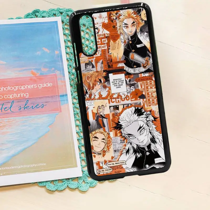 

Kyojuro Rengoku Kimetsu no Yaiba Phone Case PC for iPhone 11 12 pro XS MAX 8 7 6 6S Plus X 5S SE 2020 XR