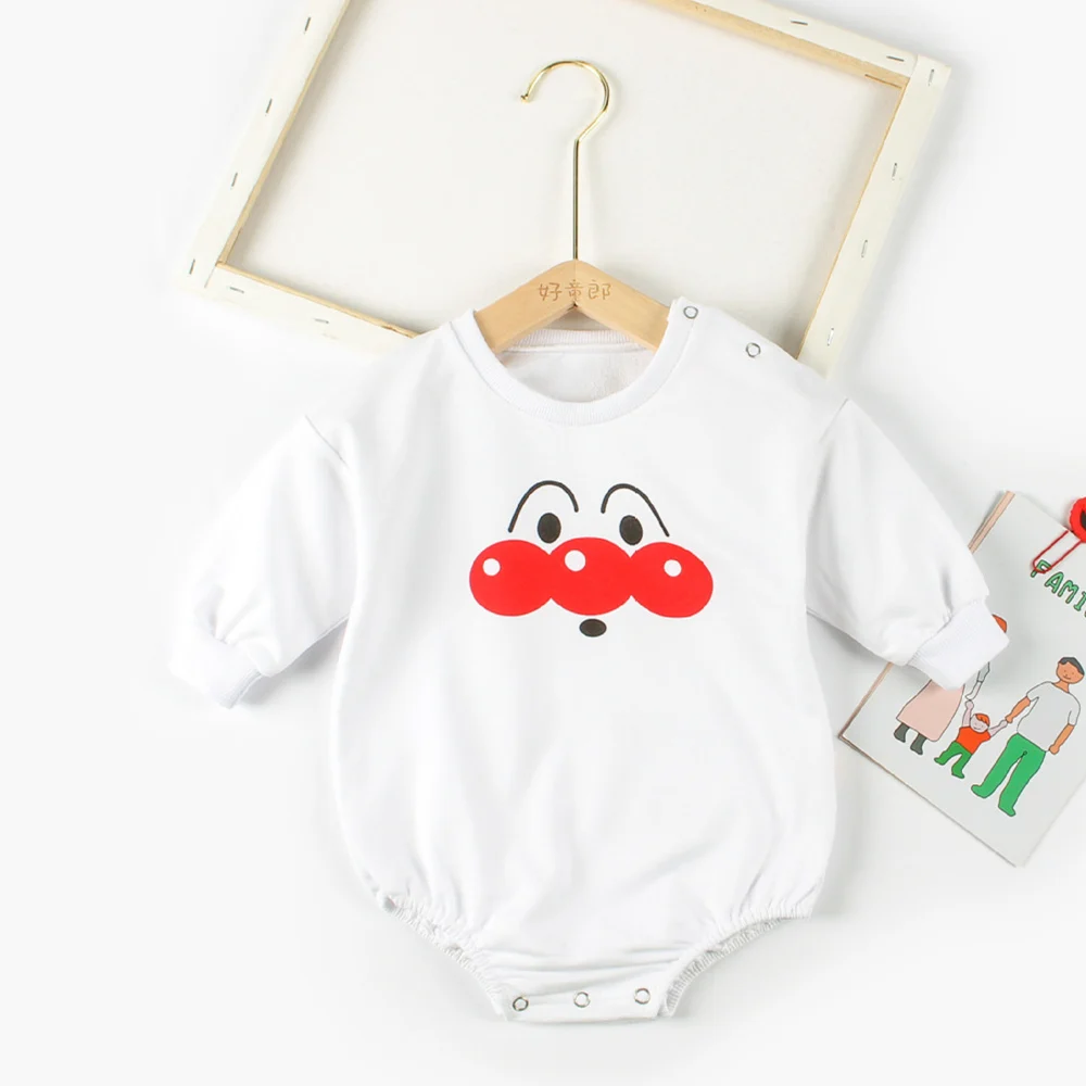 Хлопковый комбинезон Roupas Bebe с длинными рукавами, Осенние боди с круглым вырезом, альпинистские костюмы унисекс, комбинезон для новорожденных, одежда с носками