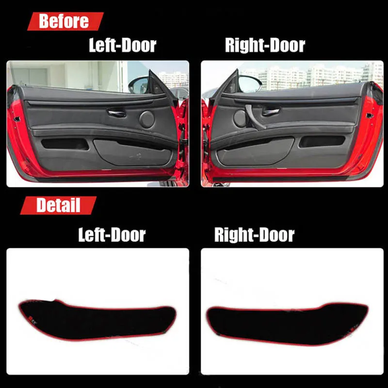 

2 шт., декоративные коврики для дверей BMW M3 2009-2013