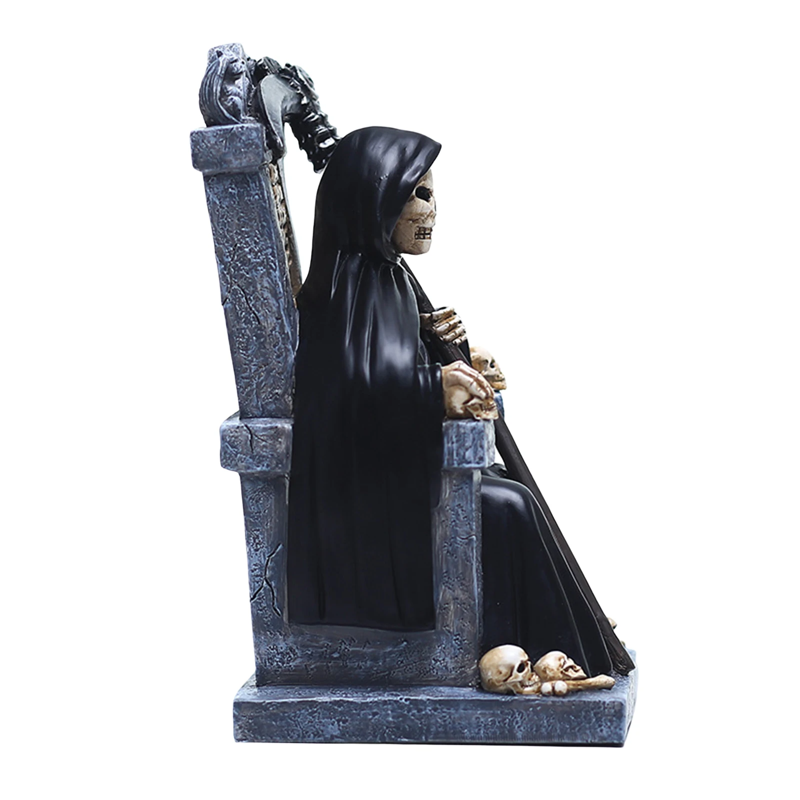 

Halloween Reaper Statue Decor Hand-painted Resin Halloween Reaper Decor Thriller Mood Maker On Halloween Lifelike & Thriller App
