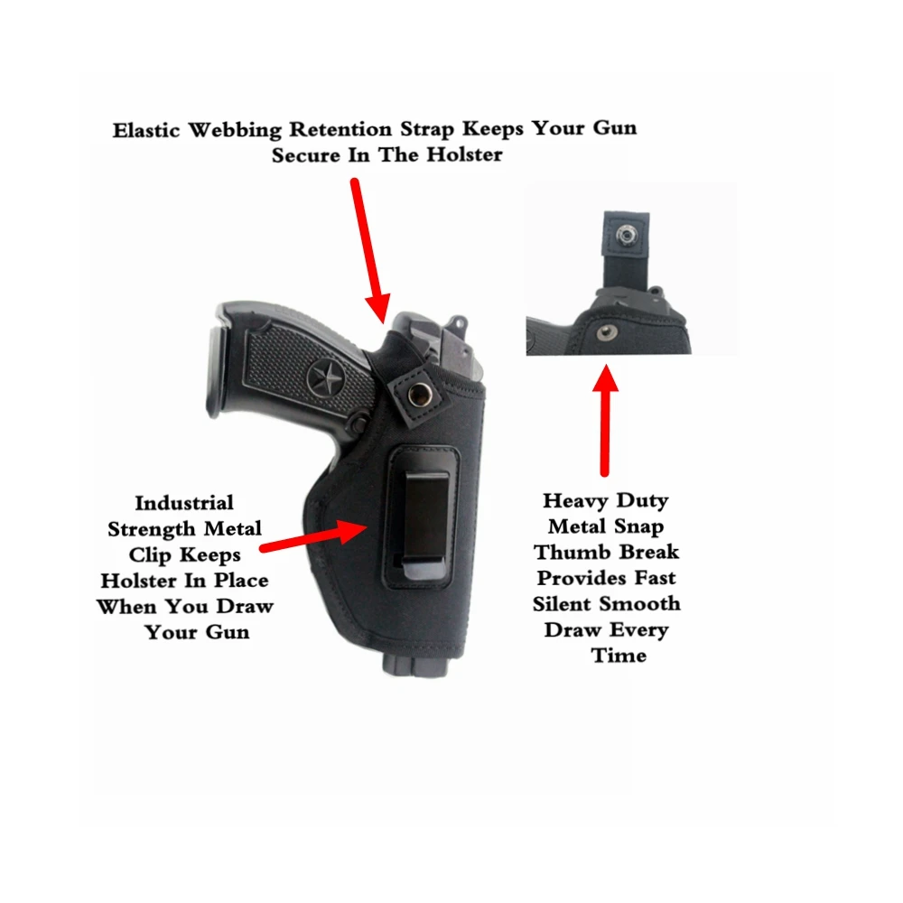 Чехол-кобура для оружия Hide XT кобура скрытого ношения зажим ремня аксессуары