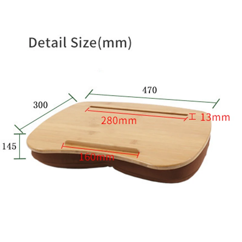 

Bamboo notebook computer desk ergonomic computer desk tray desk stand notebook desk stand