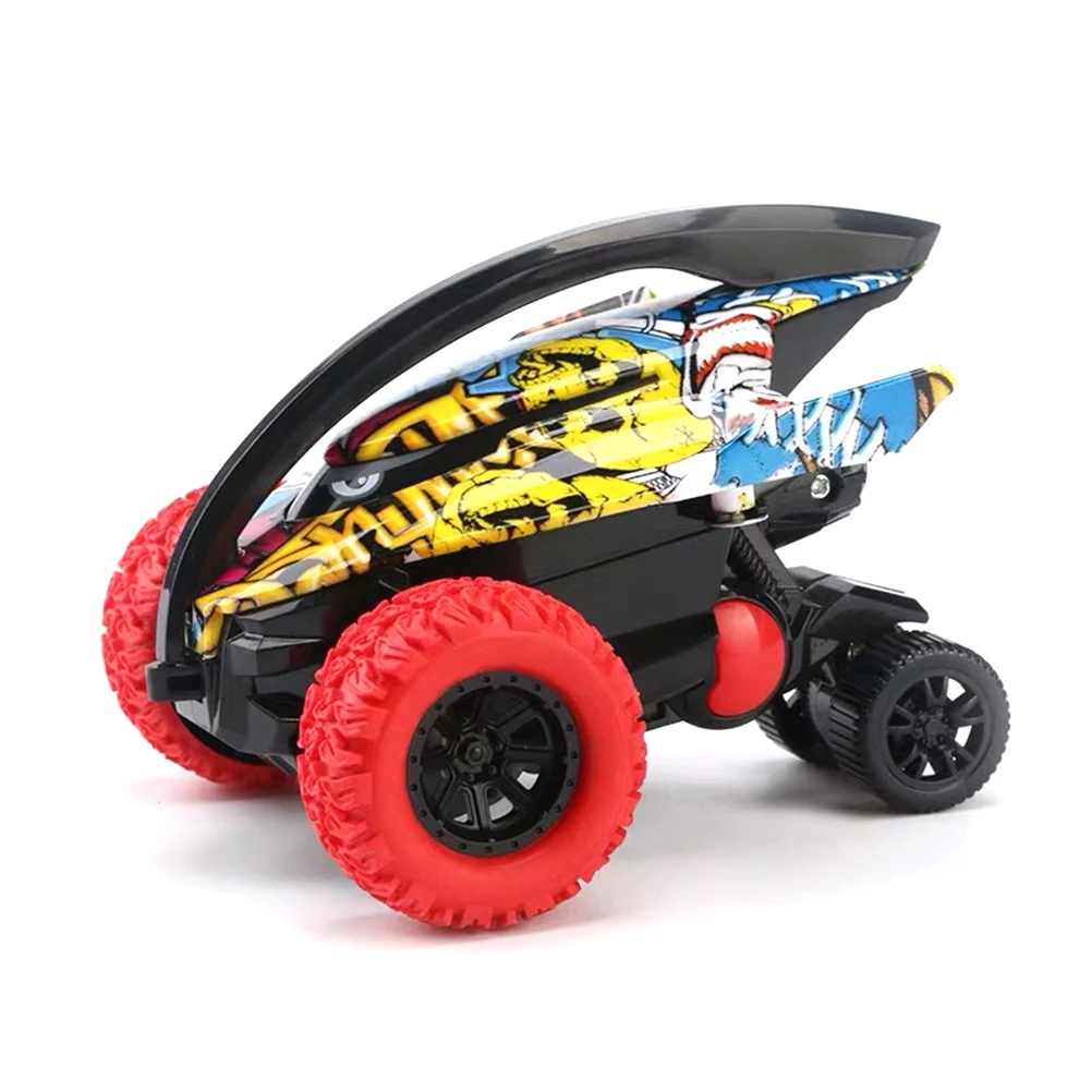 Детские игрушки с оттягивающимся задним ходом 360 ° трюк вращение монстры