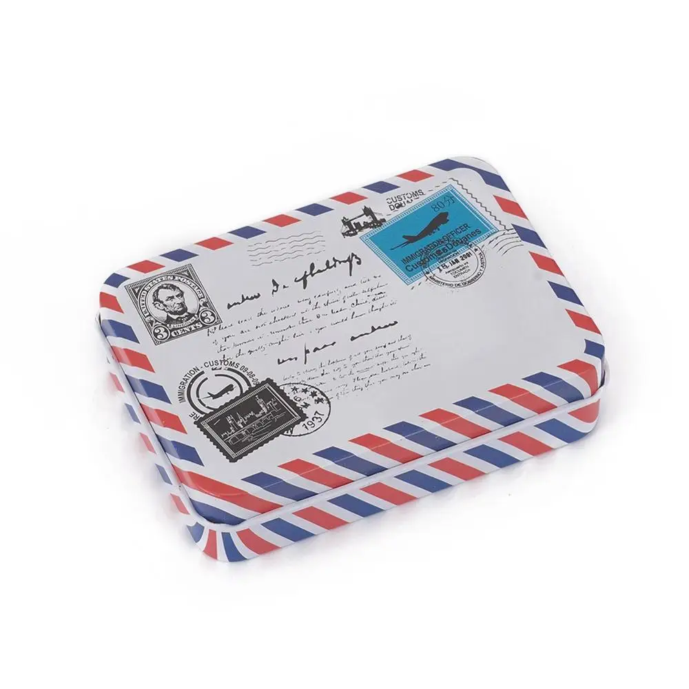 Жесть ящик для хранения шкатулка ювелирных изделий DIY Свечи сухого специй Чай