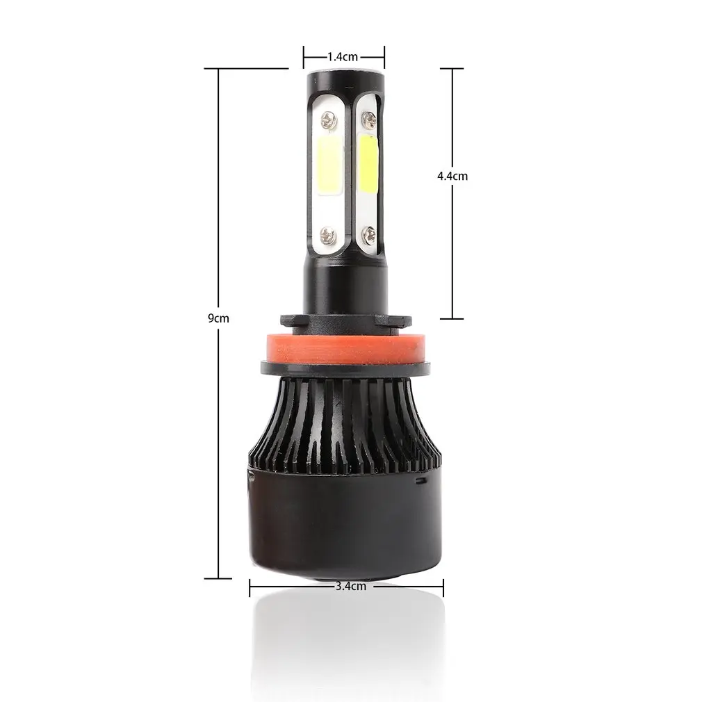 

2 Pcs Portable Car LED Headlights Bulbs Lamps COB LED Chip IP67 Waterproof X7 Essential Accessories