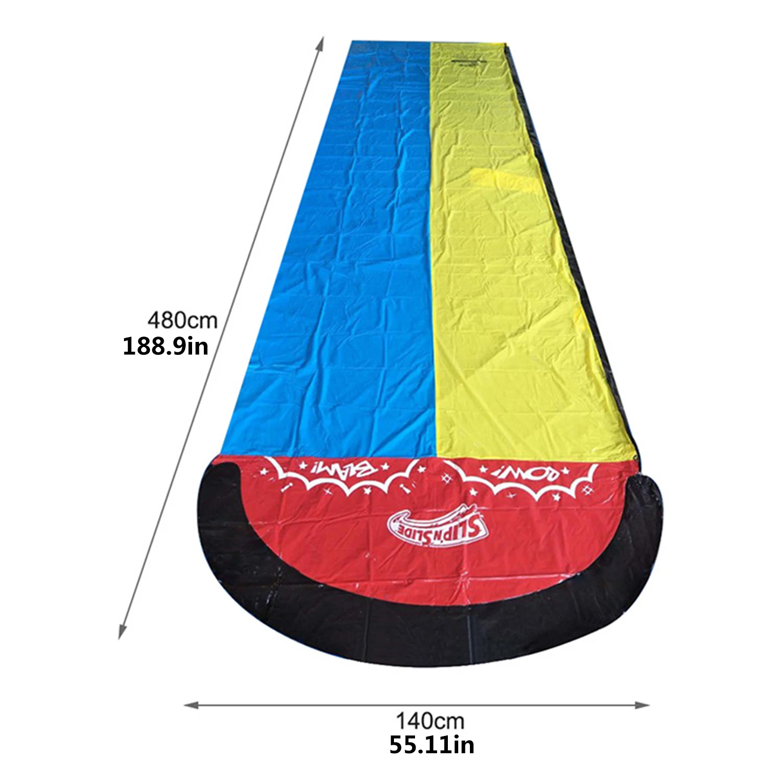 

Summer Lawn Water Games Toys Water Filled Spraying Splash Mat Slip and Slides for Kids Backyard Water Slides Water Toys