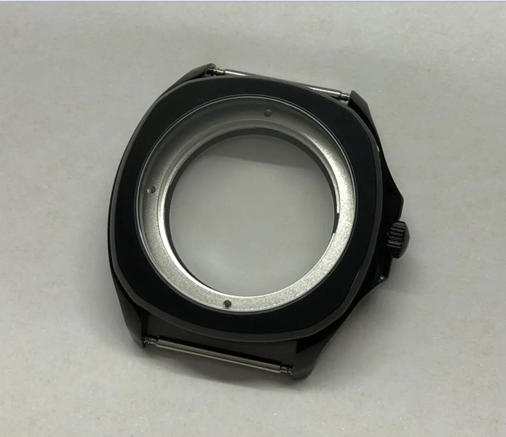 

New 40mm Sapphire crystal 316L stainless steel PVD Watch Case fit ETA 2836 / mi yota 8215 Automatic mechanical movement BK34-20