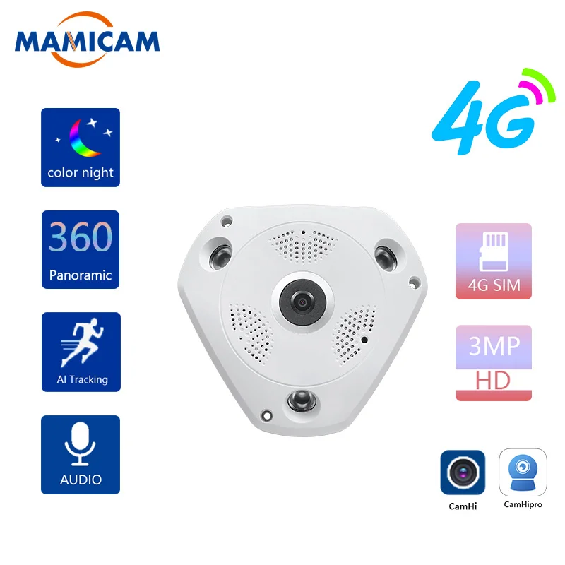 3MP IP Камера 3G 4G GSM SIM Беспроводной IR CUT Ночное Видение видеонаблюдения камеры Onvif s