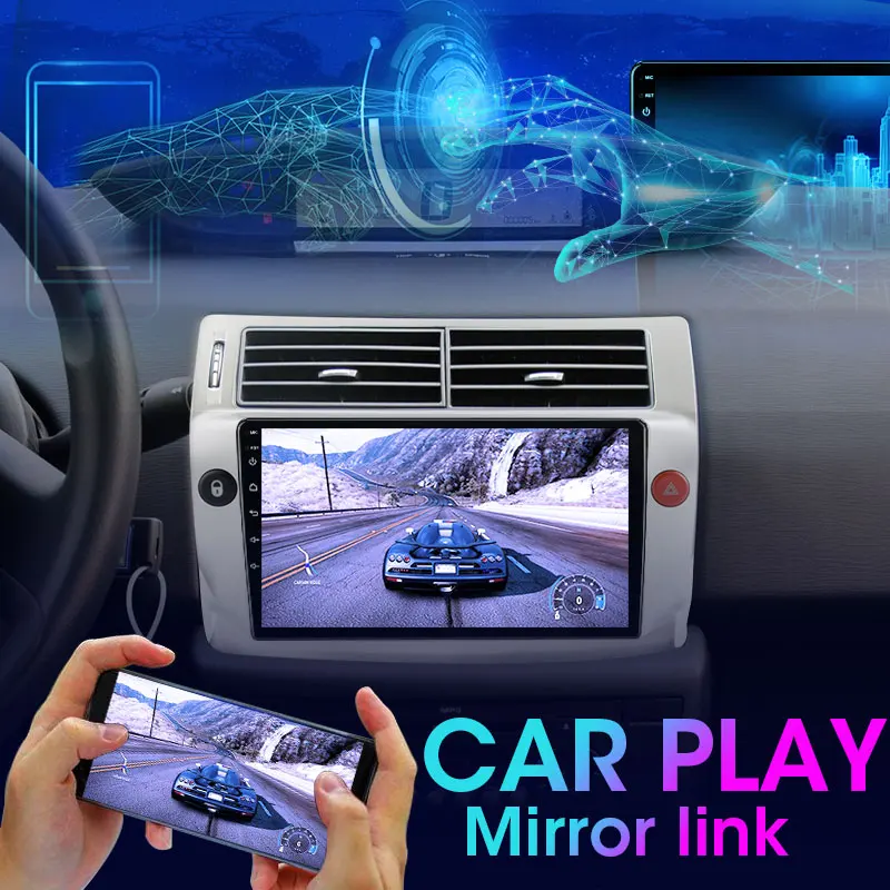 Автомагнитола Srnubi 2 DIN Android 10 для Citroen C4 C-Triumph C-Beau 2004-2014 мультимедийный видеоплеер RDS