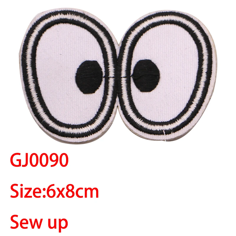 Нашивки-аппликации с героями мультфильмов декоративная заплатка глаза Sos значок