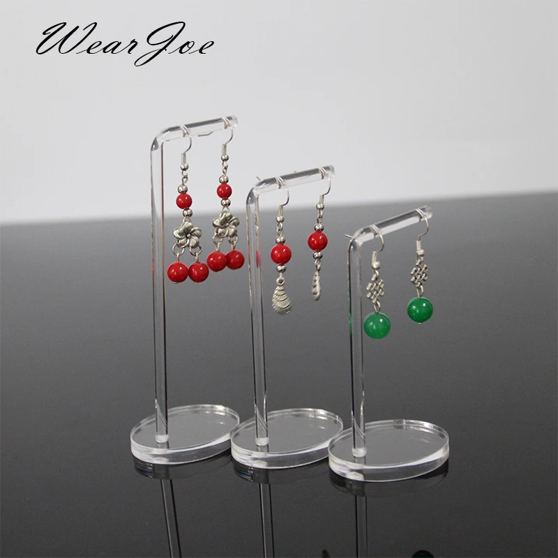 Портативный прозрачный акриловый держатель для сережек ювелирных