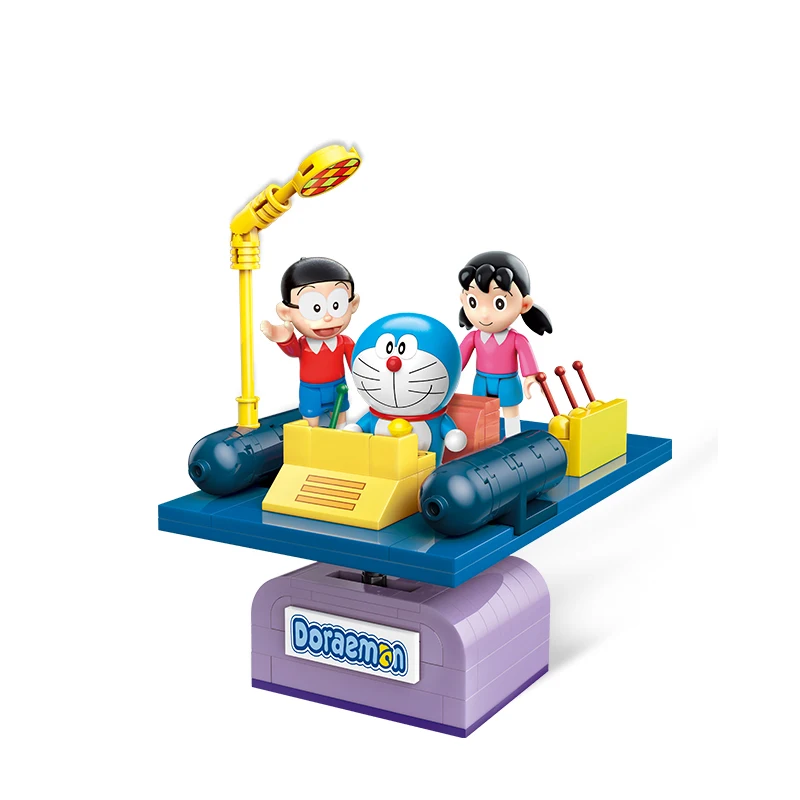 

New 2021 Doraemon Nobita Nobis`s Room Assembly Time Machine Model Building Blocks Kit Bricks Classic Sets Kids Toys Gift