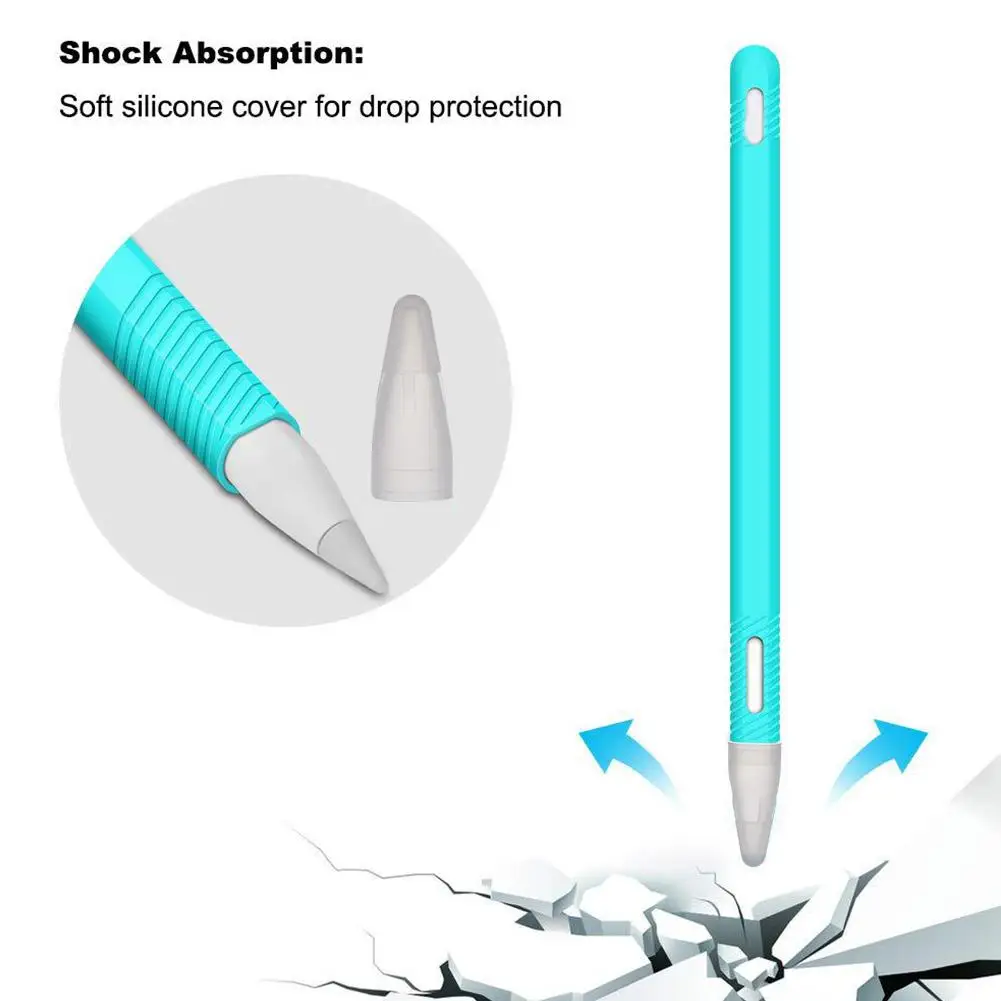 1pcs High Quality Protective Cap For IPhone Pencil Silicone Tip Set Cover Anti-fall Scratch Case | Электроника