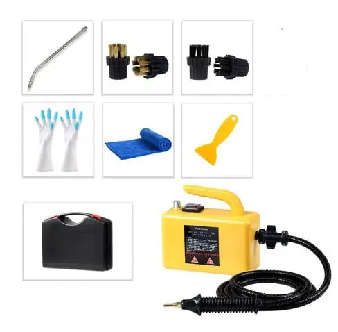220 В 2600 Вт пароочиститель высокого давления пароочистительная машина мобильная автоматическая насосная стерилизационная дезинфектор паровой генератор - Цвет: Красный