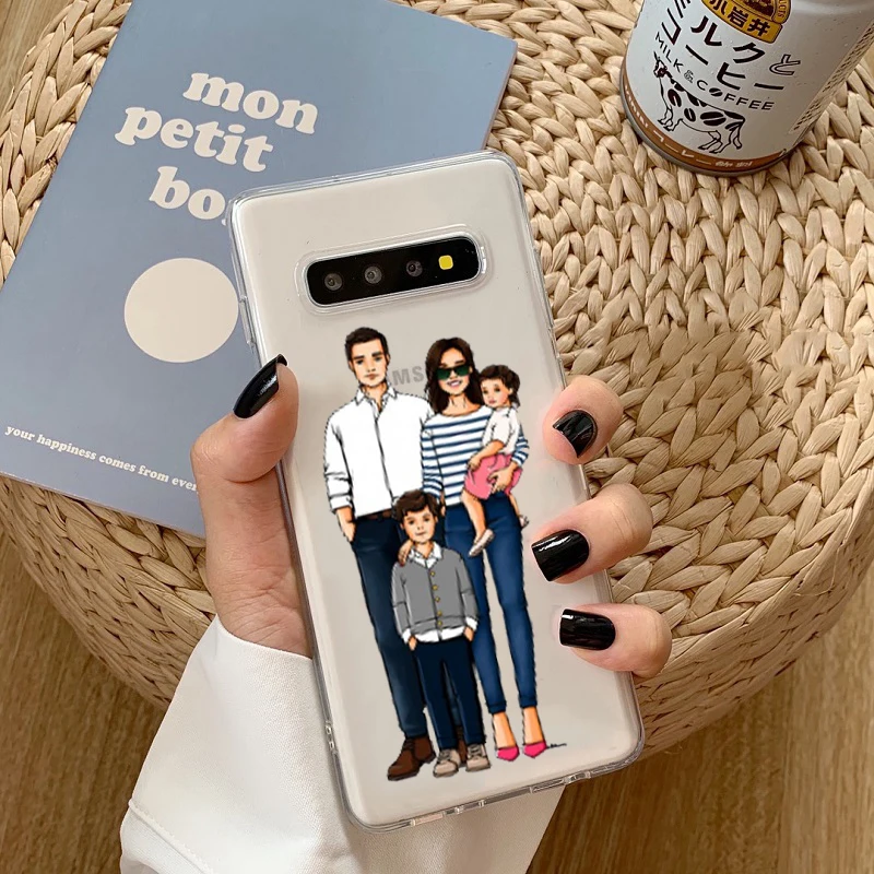 Модный силиконовый чехол для телефона женщин мамочек девочек Samsung Galaxy A70 A80 A750 A51 A71