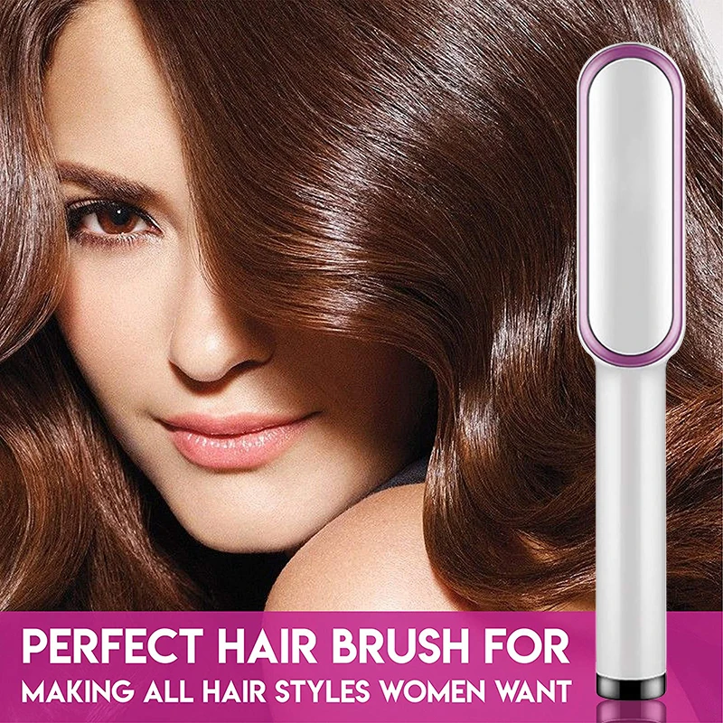 

Professional Hair Straightener Tourmaline Ceramic Hair Curler Brush Hair Comb Straighteners Curling Hair Iron Hair Styler Too