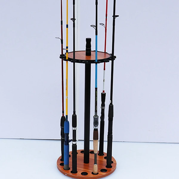 

Round 15 Fishing Rod Rack with Dual Rod Clips