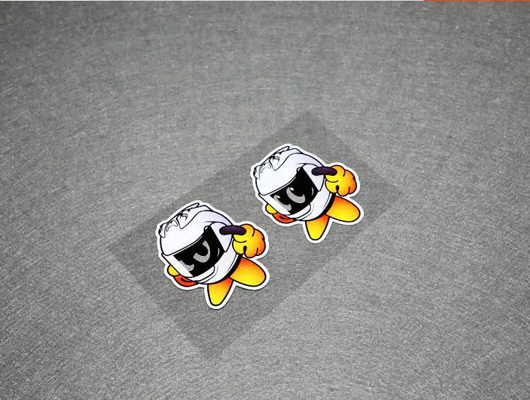 1 Пара мотоциклетный шлем очки Стикеры Светоотражающие Водонепроницаемый