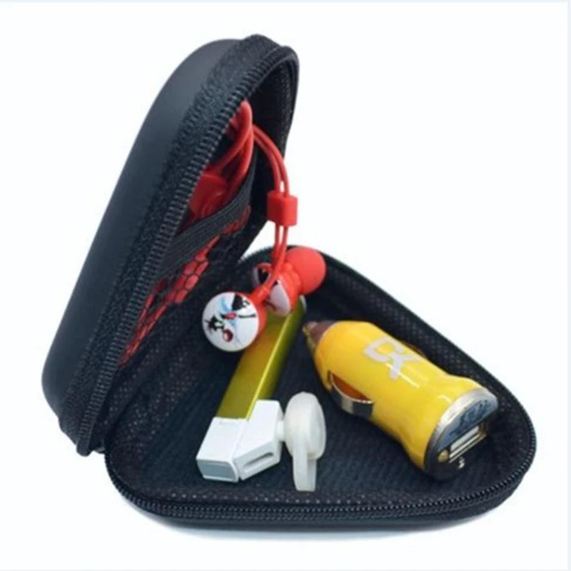 Жесткий чехол для хранения Подарочная коробка тройного спиннера игрушка (черный