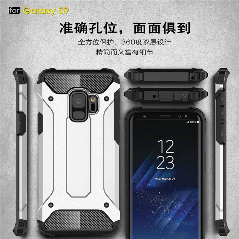 Чехол-броня для samsung Galaxy A50 задняя крышка телефона силиконовый чехол-бампер