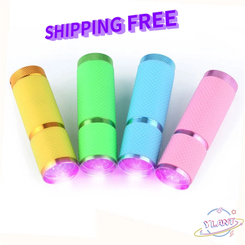 

SWT Led Flashlight Currency Detector UV Flashlight 9 Led Ultra Violet Torch Light Lamp For Epoxy Uv Resin Cure Adhesive Glue