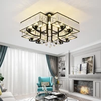 modern led ceiling lights crystal lamp for living room bedroom dining room lamp nordic kitchen decor home lighting plafonniers