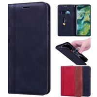 phone magnet case for oppo find x2 protective flip cover pu leather case oppo find x2 protector shell wallet funda capa bag