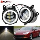 2 X Противотуманные фары ангельские глазки для Subaru Forester WRX STI Impreza XV BRZ Justy Outback Legacy светодиодный льные светодиодные линзы DRL Противотуманные фары дальнего света 12 В