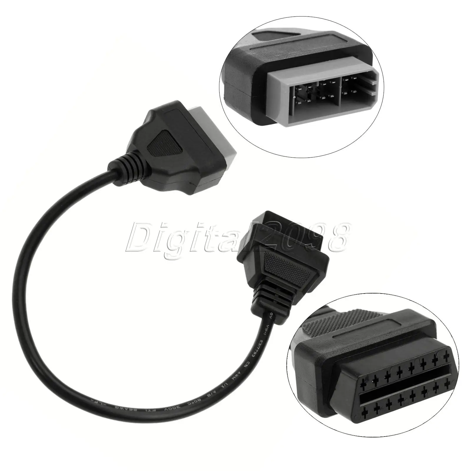 Yetaha для Nissan 14 Pin к 16 гнездовой разъем OBDII адаптер кабель удлинитель OBD2