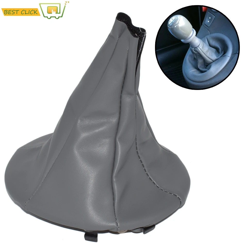 Auto In Pelle Dell'unità di elaborazione Gear Gaiter Gaitor Collare Del Cambio Boot Copertura Antipolvere Per Fiat 500 500c Panda 2003 - 2006 2007 2008 2009 2010 2011 2012